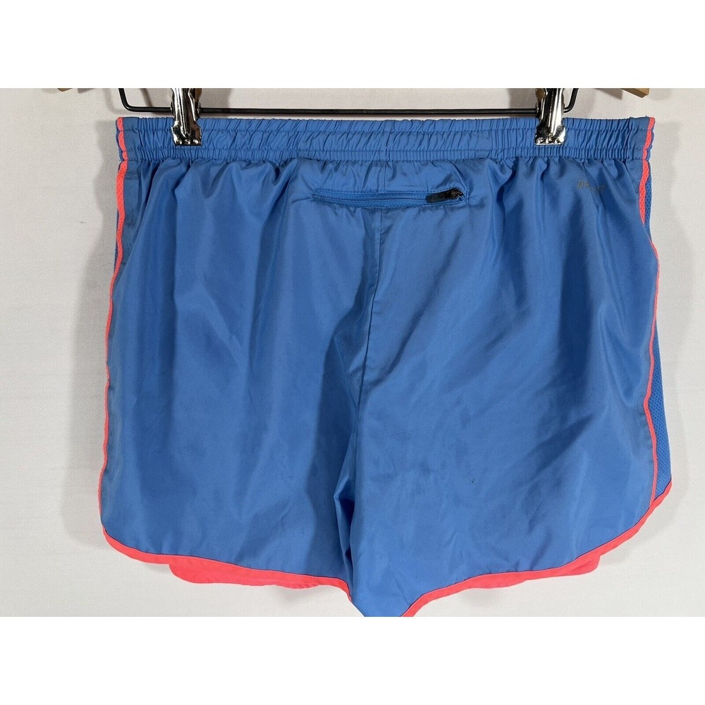 Nike Dri Fit Shorts Womens M Blue Peach Athletic Running - Picture 8 of 12